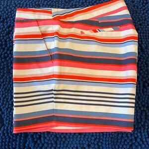 Beacon Cove Striped Women’s shorts with Red and Blue Accents